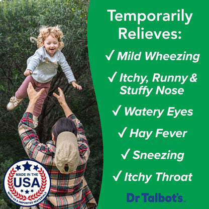 Dr. Talbot's Infant Daily Allergy Relief Liquid Medicine, Naturally Inspired for Babies, Includes Syringe, Grape Juice Flavor, Purple, 4 Fl Oz Dr. Talbot's buy supplements Au
