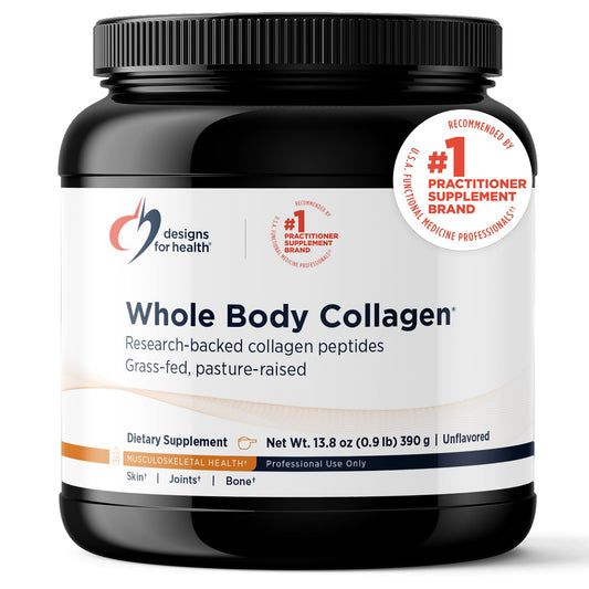 Designs for Health Whole Body Collagen Powder - Hydrolyzed Collagen Peptides Powder for Healthy Skin & Hair, Joint + Bone Health - Fortigel & Verisol Collagen, Unflavored (30 Servings) Designs for HealthBuy Supplements Australia