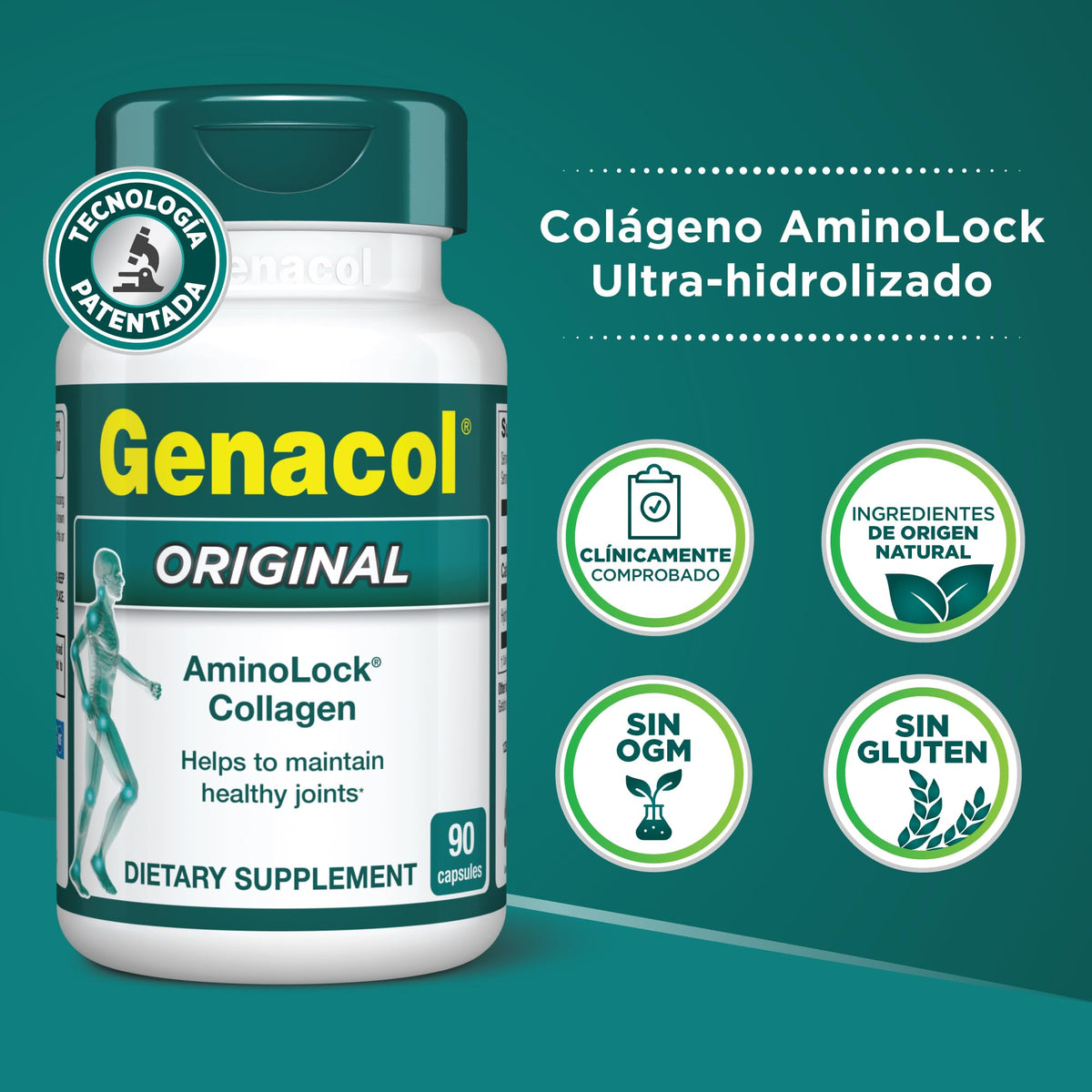 Collagen Peptides Joint Supplements for Men & Women by Genacol | Exclusive Hydrolyzed Collagen Pills | Helps Maintain Healthy Joints | Colageno Hidrolizado | Genacol Original 180 Capsules GenacolBuy Supplements Australia