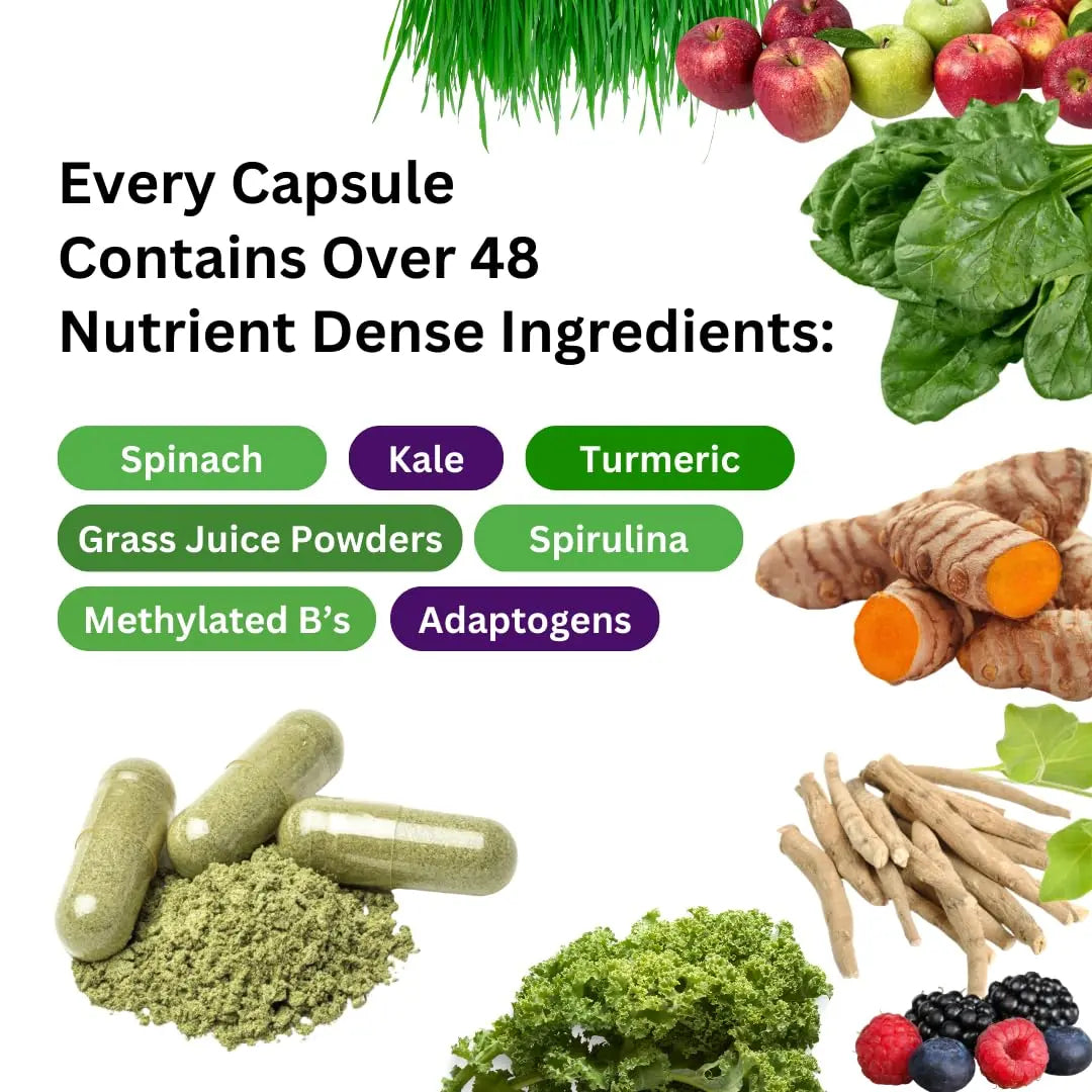 Paradise Herbs Earth's Blend Women's Once Daily Multivitamin with Iron, 48 Organic Superfoods, Probiotics, Antioxidants Paradise HerbsBuy Supplements Australia