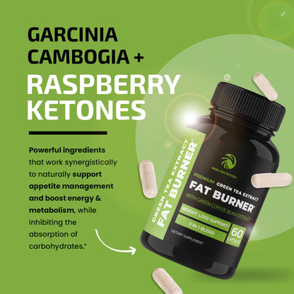 Green Tea Weight Loss Pills with Green Coffee Bean Extract | Belly Fat Burner, Metabolism Nobi NutritionBuy Supplements Australia