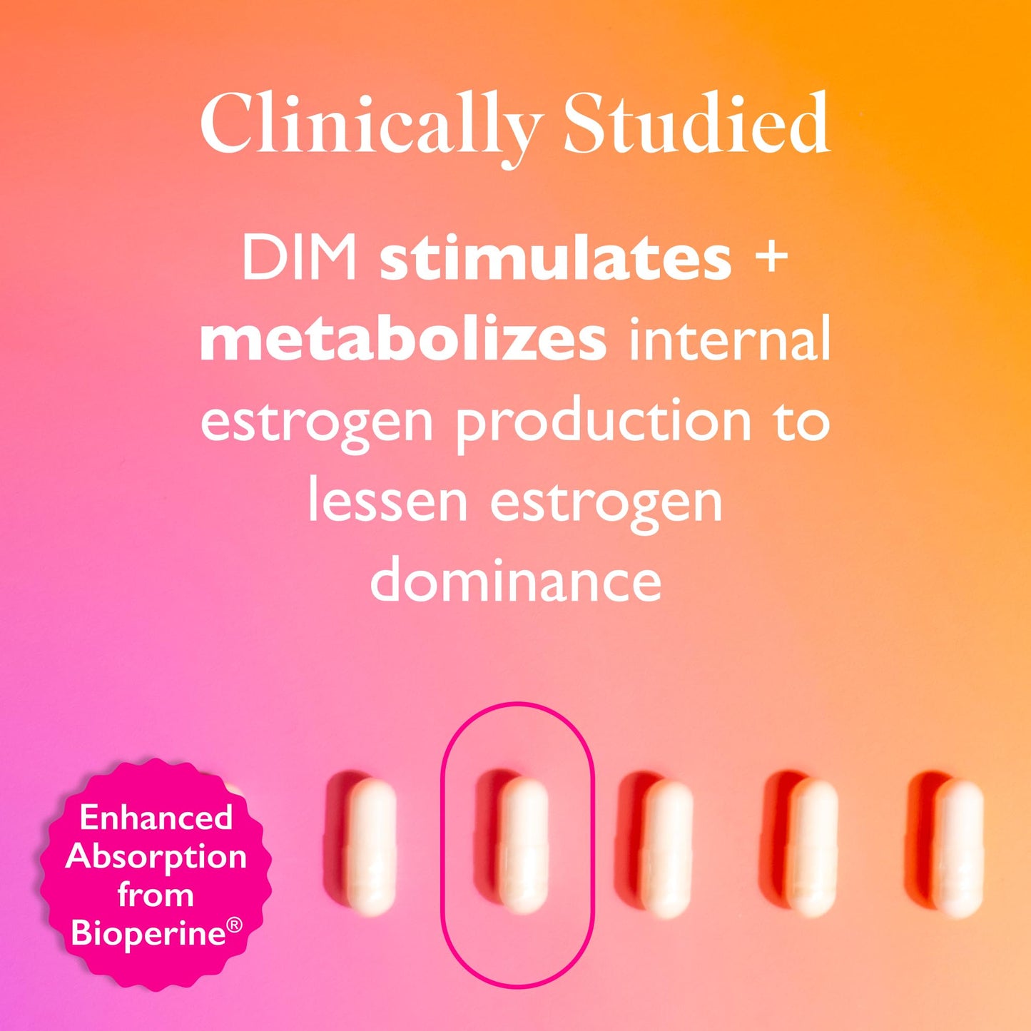 Amy Suzanne 200 DIM Supplement for Women - Estrogen Metabolism and Hormone Harmony for Menopause, Perimenopause & PMS Support - DIM Plus Bioperine for Mood Support - 60 Day Supply, Vegan Amy SuzanneBuy Supplements Australia