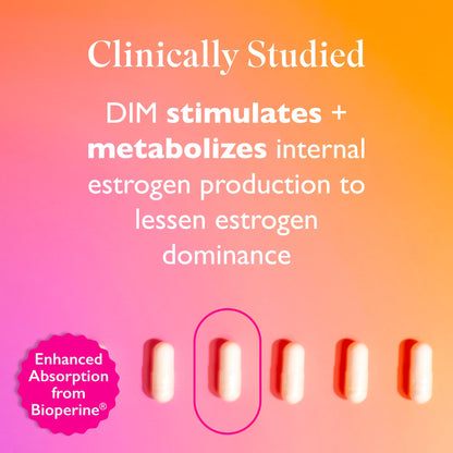 Amy Suzanne 200 DIM Supplement for Women - Estrogen Metabolism and Hormone Harmony for Menopause, Perimenopause & PMS Support - DIM Plus Bioperine for Mood Support - 60 Day Supply, Vegan Amy SuzanneBuy Supplements Australia