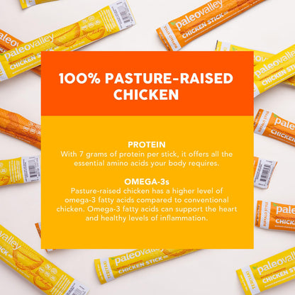 Paleovalley Pasture-Raised Chicken Sticks – 10 Pack – 7g Protein per Stick – Keto-Friendly, Paleo, Gluten-Free, Nitrate-Free – On-the-Go Snack (10 Pack, Teriyaki) PaleovalleyBuy Supplements Australia