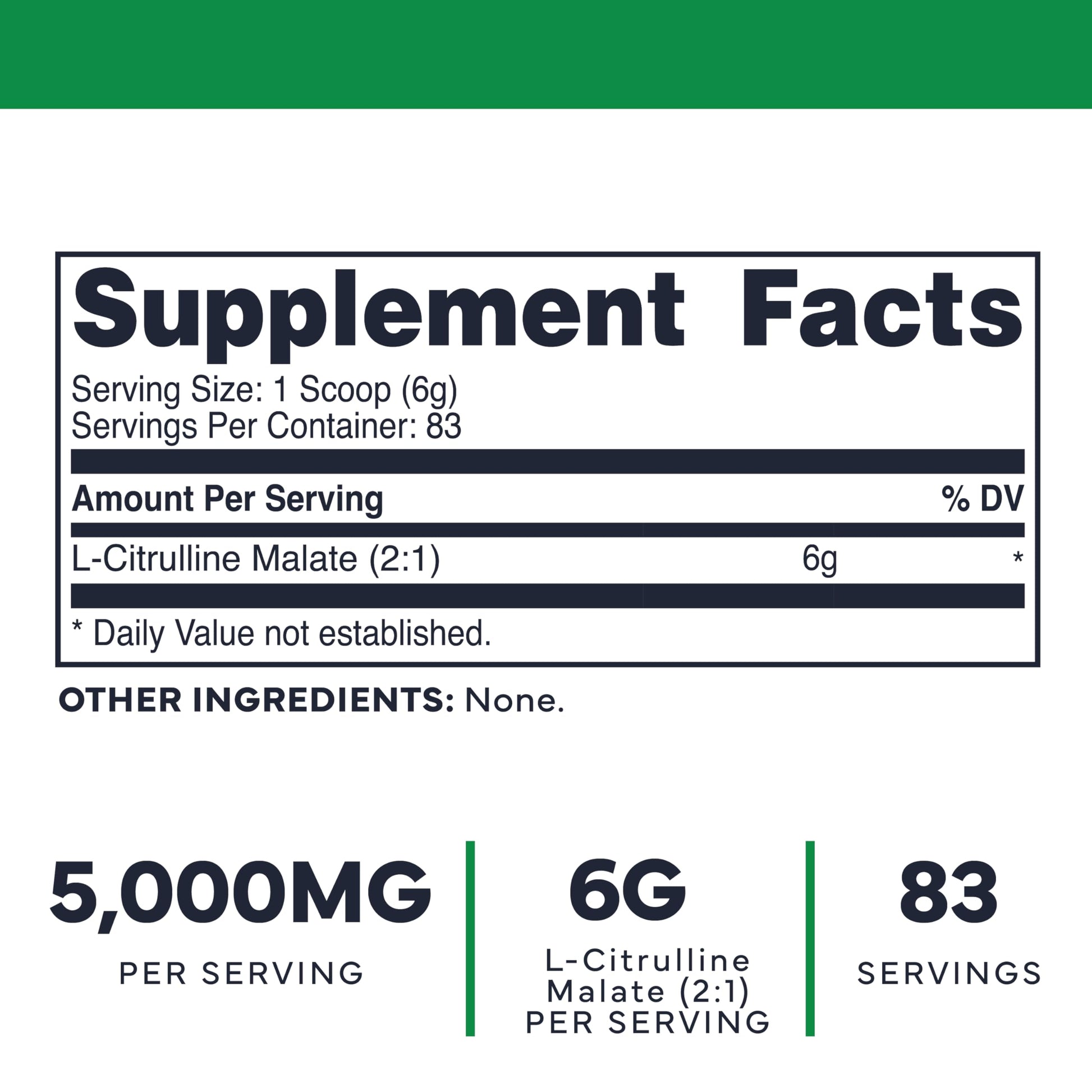 Type Zero Clean L-Citrulline Malate 2:1 Powder Drink Mix (500g, Unflavored) (83 Servings) - Keto Friendly, Gluten Free, Non-GMO Type ZeroBuy Supplements Australia