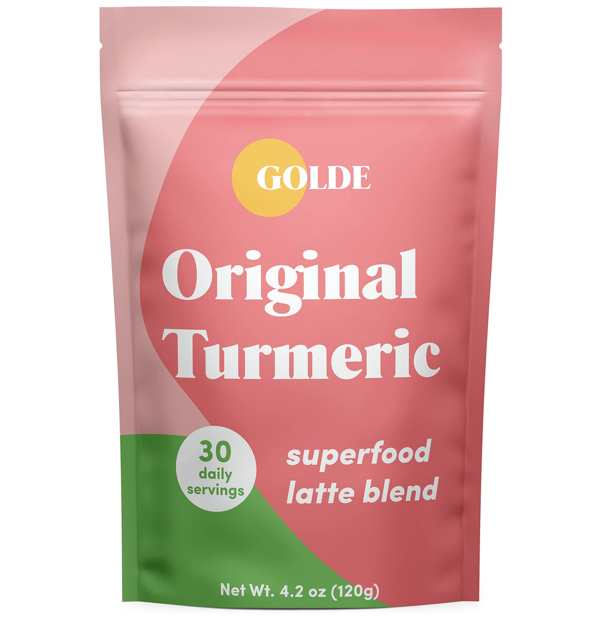 GOLDE - Superfood Latte Blend - Original Turmeric - Plant-Based w/Coconut, & Ginger - Vegan, Keto, Sugar-Free - 30 Servings GOLDEBuy Supplements Australia