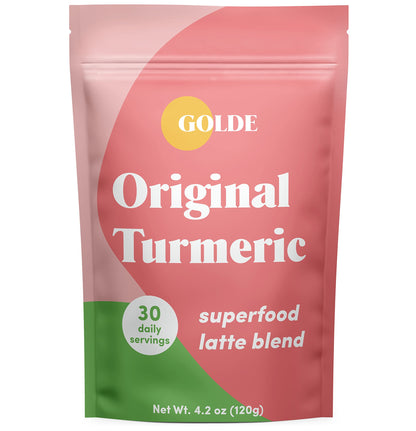 GOLDE - Superfood Latte Blend - Original Turmeric - Plant-Based w/Coconut, & Ginger - Vegan, Keto, Sugar-Free - 30 Servings GOLDEBuy Supplements Australia