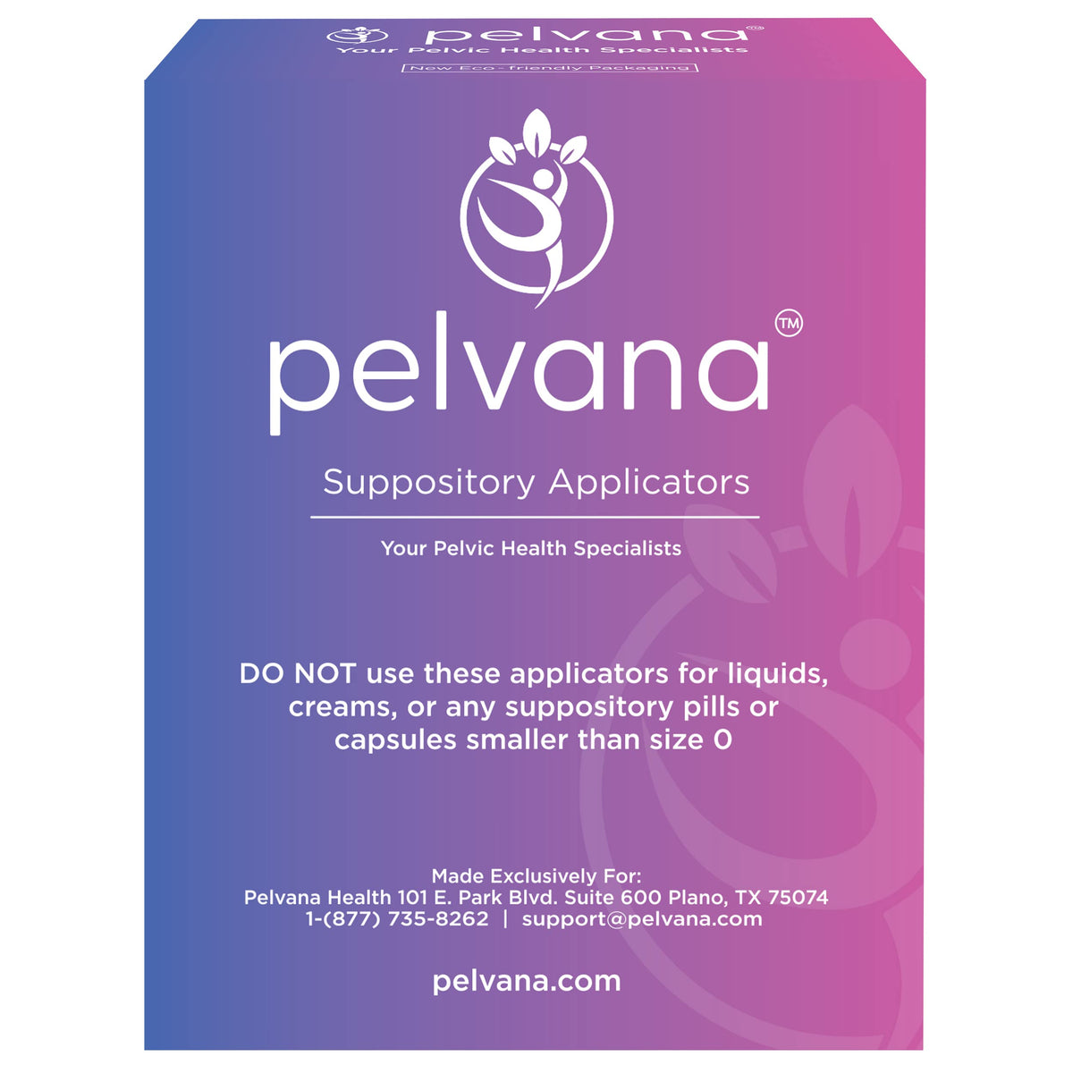 Pelvana Suppository Applicators for Women - (30 Pack) - Fits Size 0 and 00 Capsules - Often Used PelvanaBuy Supplements Australia