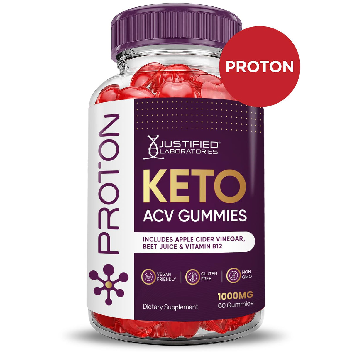 (2 Pack) Proton Protein Keto ACV Gummies Advanced Formula 1000MG Proton Keto Justified LaboratoriesBuy Supplements Australia