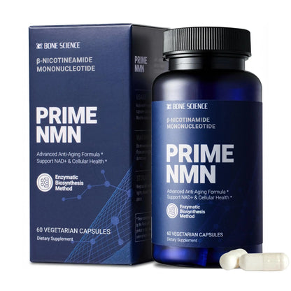BONE SCIENCE Uthever NMN & Pterostilbene 6-in-1 Complex with Resveratrol, Glutathione & BioPerine - High Purity Stabilized NAD+ Precursor for Healthy Aging & Cellular Energy - 60 Vegetarian Capsules BONE SCIENCEBuy Supplements Australia