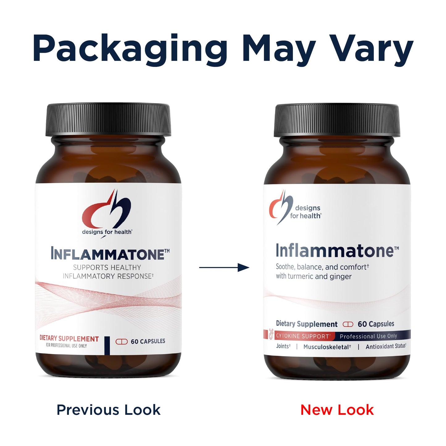 Designs for Health Inflammatone - Turmeric Supplements with Proteolytic Enzymes, Boswellia, Quercetin & Resveratrol (60 Capsules) Designs for HealthBuy Supplements Australia