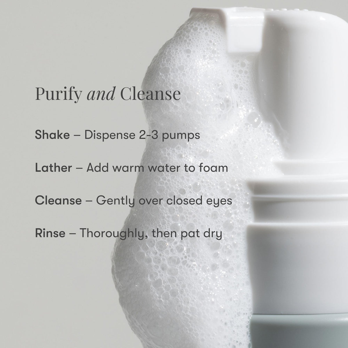 Daily Practice Dr. B Purifying Foam Cleanser - Gentle Eyelid Cleanser & Eyelash Wash for Sensitive & Dry Eyes, Blepharitis Treatment - Ophthalmologist-Created, Paraben/Phthalate/SLS-Free - 2.7 fl oz Daily Practice buy supplements Au