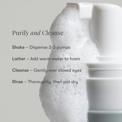 Daily Practice Dr. B Purifying Foam Cleanser - Gentle Eyelid Cleanser & Eyelash Wash for Sensitive & Dry Eyes, Blepharitis Treatment - Ophthalmologist-Created, Paraben/Phthalate/SLS-Free - 2.7 fl oz Daily Practice buy supplements Au