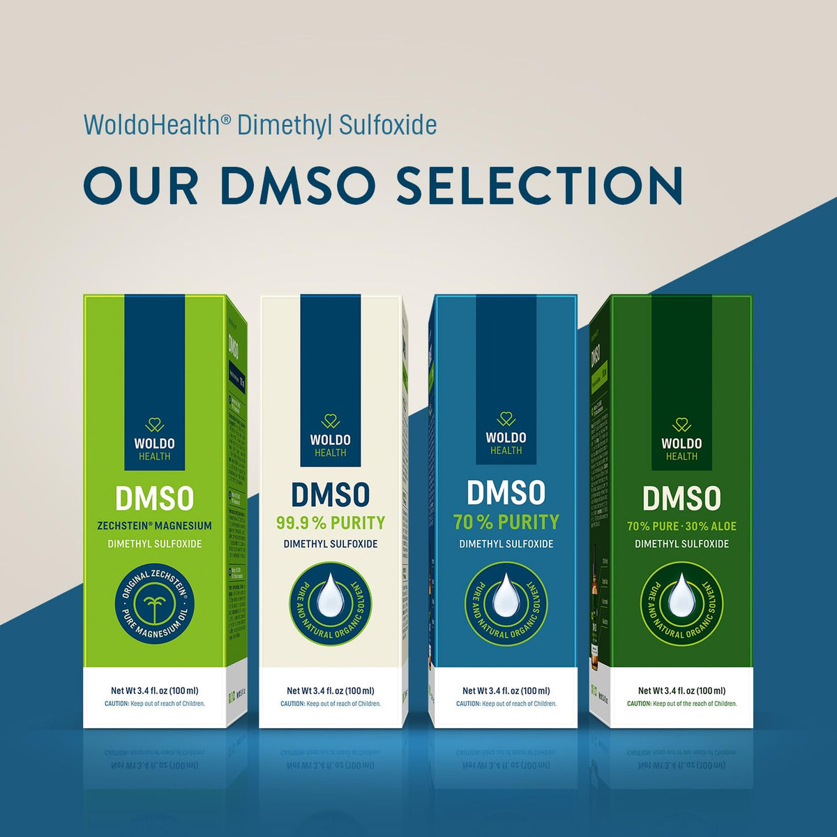 WoldoHealth DMSO 99.9% Pharmaceutical Grade 3.38 oz - FT-IR Verified Dimethyl Sulfoxide, Low Odor Solvent in Glass Bottle with Dropper WoldoHealth buy supplements Au