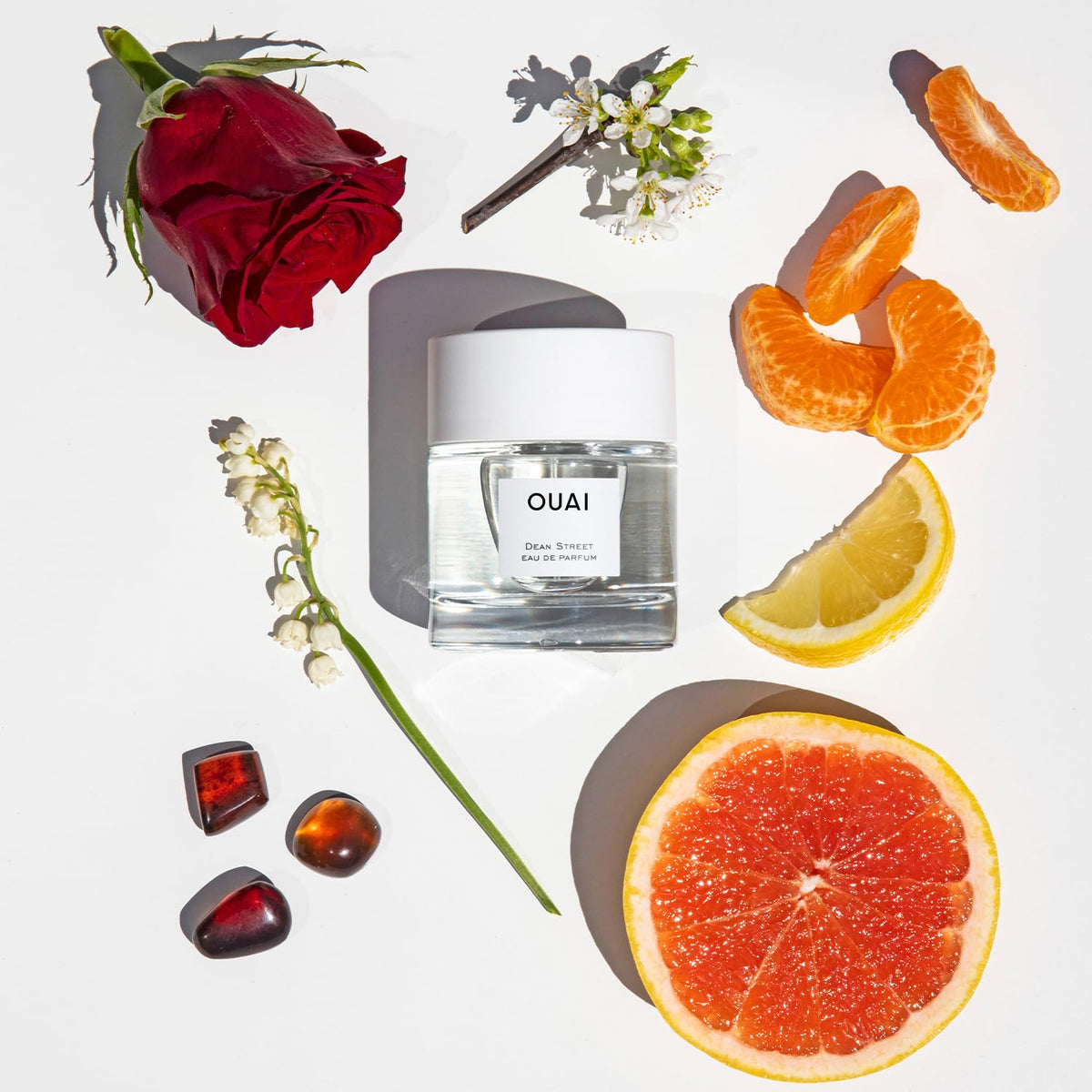 OUAI Dean Street Eau de Parfum - Elegant Womens Perfume for Everyday Wear - Fresh Floral Scent with Notes of Citrus, Apricot, Magnolia and Delicate Hints of Rose and Musk (1.7 Oz) OUAIBuy Supplements Australia