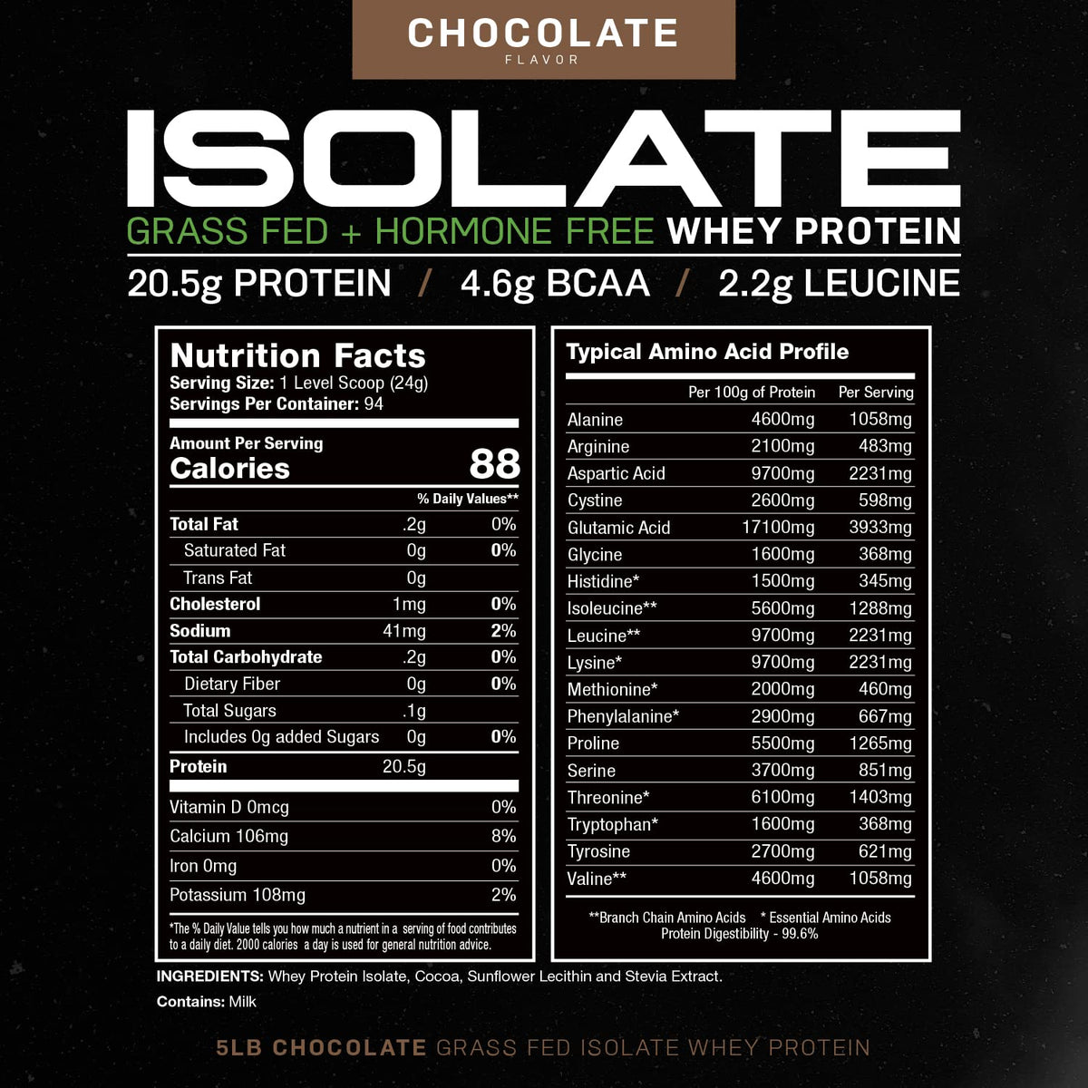 Muscle Feast Grass-Fed Whey Protein Isolate, All Natural Hormone Free Pasture Raised Muscle FeastBuy Supplements Australia