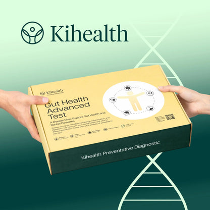 KiHealth – Gut Health Advanced Test – Comprehensive Stool Test for Microbiome, Digestion, & Inflammation – at-Home Kit KihealthBuy Supplements Australia