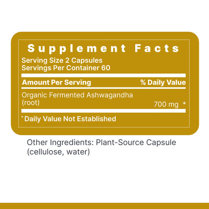 Premier Research Labs Premier Ashwagandha - Pure Supplement for Women & Men with Organic Ashwagandha Root, Herbal Pills for Stress & Sleep Support, Fermented for Absorption - 120 Plant-Based Capsules Premier Research LabsBuy Supplements Australia