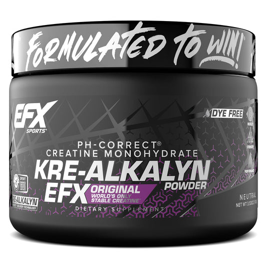 EFX Sports Kre-Alkalyn EFX Powder | pH Correct Creatine Monohydrate Powder Supplement | Strength, Muscle Growth & Performance | 66 Servings (Unflavored) EFX SportsBuy Supplements Australia
