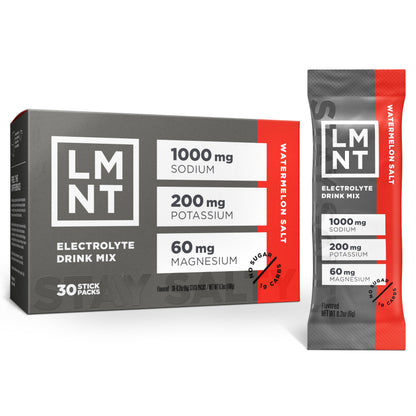 LMNT Zero Sugar Electrolytes - Watermelon Salt | Drink Mix | 30-Count Drink LMNTBuy Supplements Australia