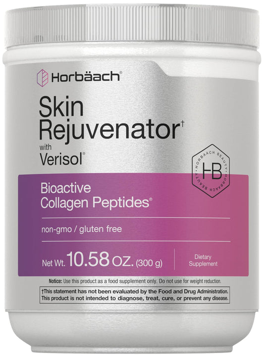 Horbäach Skin Rejuvenator with Verisol 10.58 oz | Bioactive Collagen Peptide Powder | Types I and III | Non GMO, Gluten Free Supplement HorbäachBuy Supplements Australia