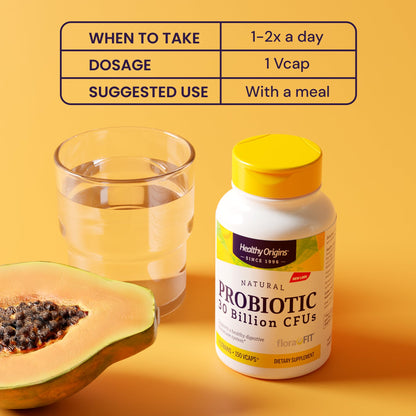 Healthy Origins Probiotic 30 Billion CFU's (Shelf Stable, Non-GMO, Gluten Free, Digestive Health, Gut Health, Immune Support), 150 Veggie Caps