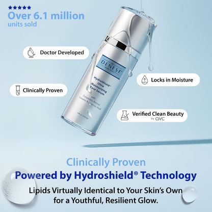 Dr. Denese SkinScience HydroShield Retinol Serum for Face 4 oz – Dermatologist Tested Hydrating Serum, Contains Retinol and Ceramides for Deep Moisture - Cruelty Free Dr. Denese buy supplements Au