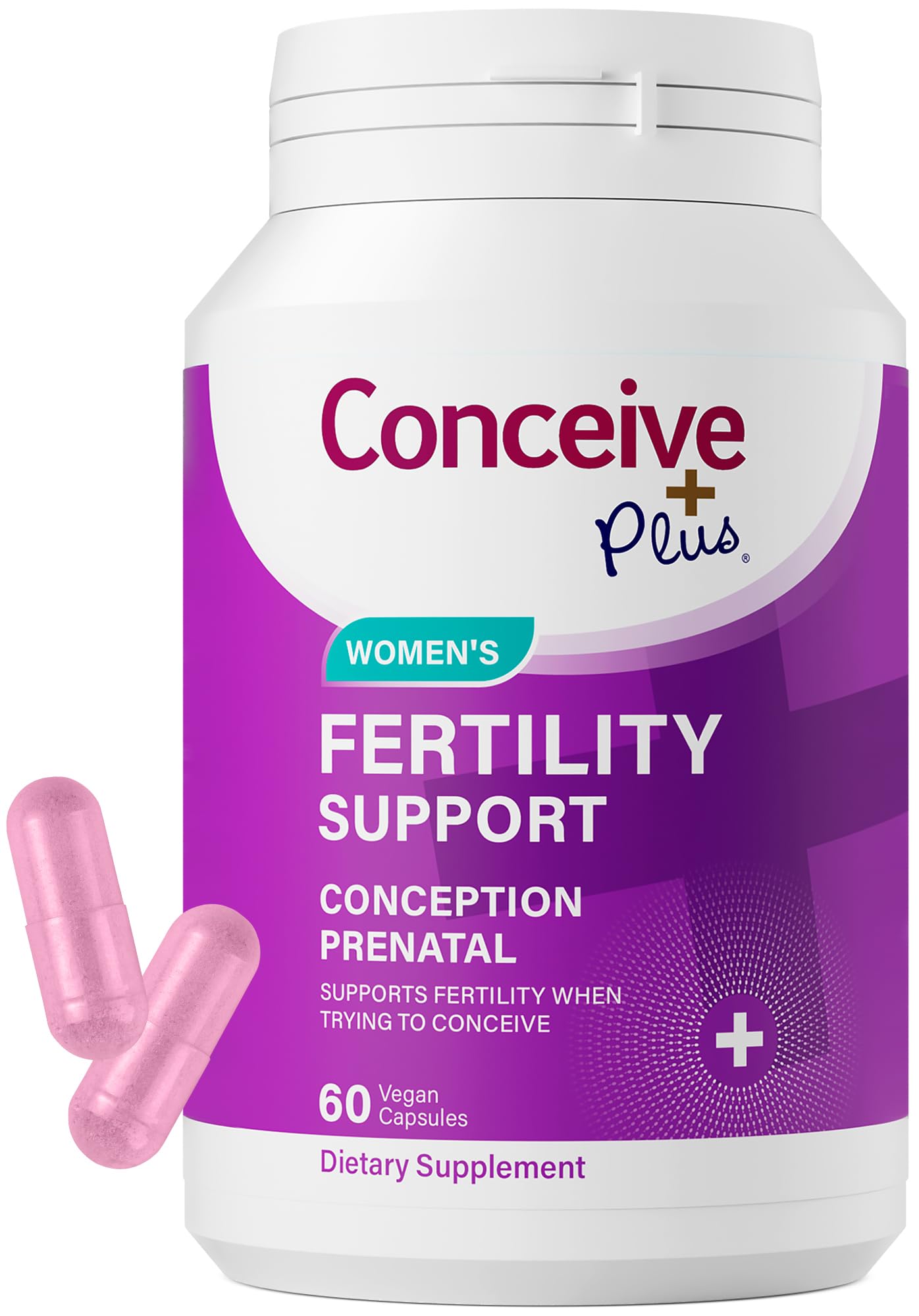 CONCEIVE PLUS Womens Fertility Support – Prenatal Multivitamin for Trying to Get Pregnant – Conception Blend, Hormonal Balance, Folate, Zinc, Thiamin, Riboflavin, Biotin – Non-GMO, Vegan – 30 Days CONCEIVE PLUSBuy Supplements Australia
