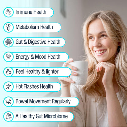 Menopause Supplements for Women, 120 Billion CFU Probiotic, 13-in-1 Herbs Probiotics Complex, for Menopause Relief, Hormone Balance, Hot Flashes, Night Sweats, Mood Swings, Gut & Immunity - 60 Capsule DmeisyBuy Supplements Australia