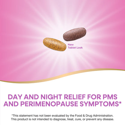 Nature's Way AM/PM PeriMenopause Formula, Perimenopause and PMS Symptom Support*, Hormone-Free, Hot Flashes*, PMS Symptoms*, Restful Sleep*, 30 AM & 30 PM Tablets Nature's WayBuy Supplements Australia