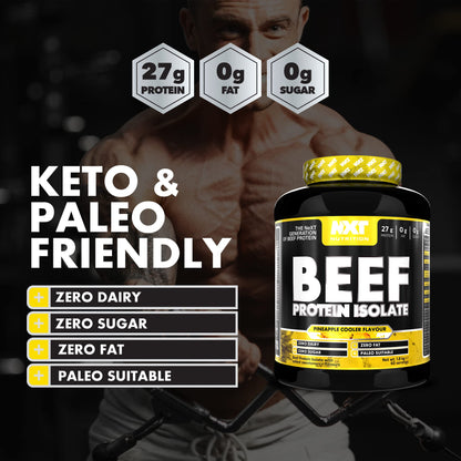 NXT Nutrition Beef Protein Isolate Powder - Protein Powder High in Natural Amino Acids NXT NutritionBuy Supplements Australia