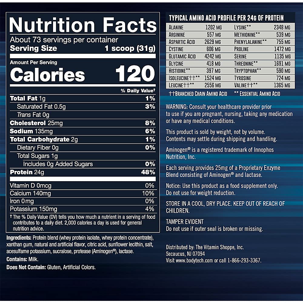 BODYTECH Whey Tech Pro 24 Protein Powder - Protein Enzyme Blend with BCAA's to Fuel BODYTECHBuy Supplements Australia