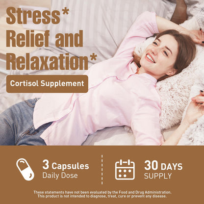 Ashwagandha & Lions Mane Supplements Capsules, Brain Supplements for Memory and Focus, Ashwagandha with Rhodiola Rosea for Cognitive, Immune Support, Cortisol Supplements for Women, 90 Capsules ZylvraxBuy Supplements Australia