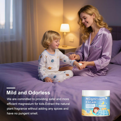 100g Magnesium Lotion for Kids Sleep,Nighttime Magnesium Cream,Soothe and Relax Your Body Before Bed,Safe for Both Adults and Children,Natural Calming Cream Support for Sleep KzaioBuy Supplements Australia