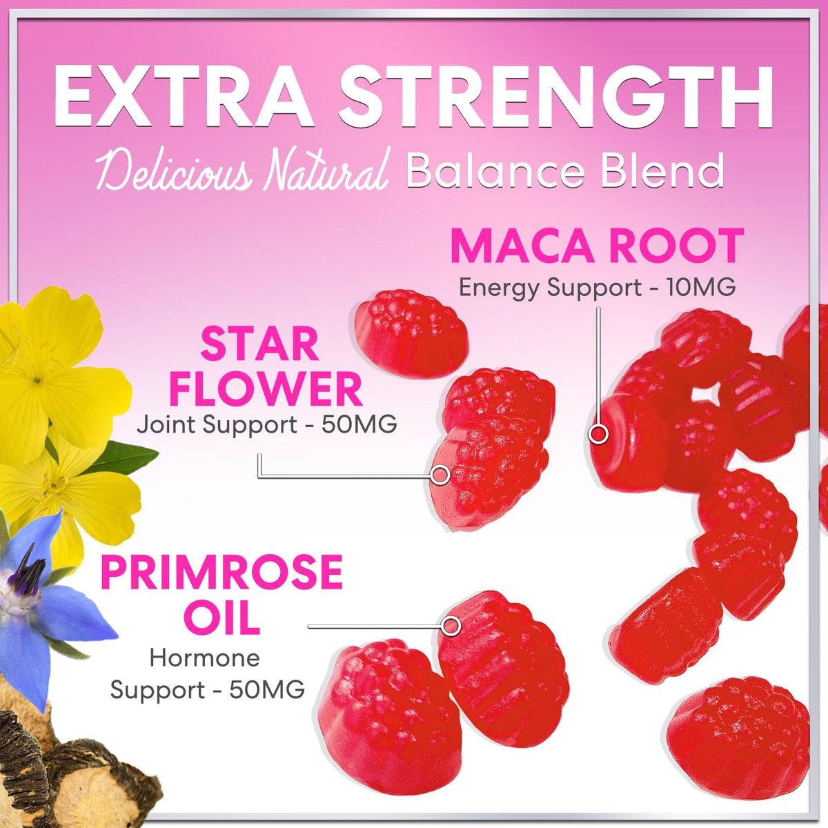 Menopause Supplements for Women - Complete Natural Mild Hot Flashes & Night Sweats Support, Multi Benefit Menopause Relief Gummy, Support for Balance & Energy, Gluten-Free & Non-GMO - 60 Gummies Hello Lovely!Buy Supplements Australia