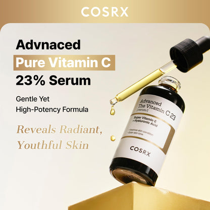 COSRX Advanced Pure Vitamin C 23% Serum with Vitamin E & Glutathione, Korean Vitamin C Serum for Fine Lines, Uneven Skin Tone & Dull Skin, 0.7oz, Korean Skin Care, Mothers Day Gifts for Mom & Wife COSRX buy supplements Au