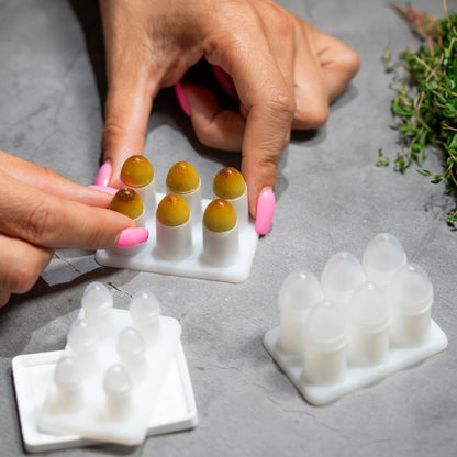 Suppository Molds Kit - Made in France, 3 Sizes (1ml, 2ml, 3ml), Reusable Suppositories Mold - 4 Trays HoxycomBuy Supplements Australia