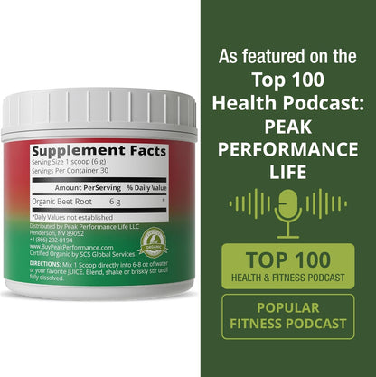 Organic Beet Root Powder - Ultra High Purity Super Food Beets Juice Powder. 100% Pure Nitric Oxide Boosting Beetroot Supplement. Keto, Paleo, Vegan Reds Superfood Rich in Polyphenols Peak PerformanceBuy Supplements Australia