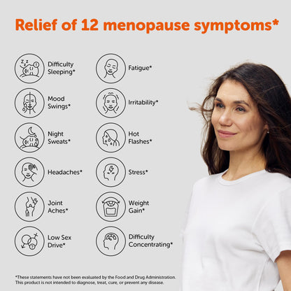 Amberen Menopause Supplement for Women, 60 Gummies, Clinically Proven, Helps Support Hormone Balance, Helps Relieve 12 Menopause Symptoms: Hot Flashes, Night Sweats, Mood Swings and More AmberenBuy Supplements Australia