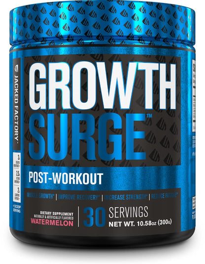 Jacked Factory Growth Surge Creatine Post Workout w/L-Carnitine - Daily Muscle Builder 