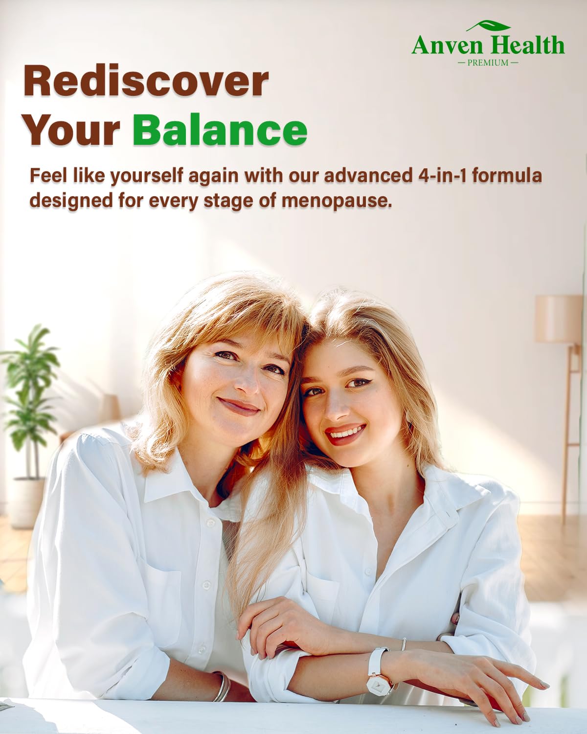 Anven Health Menopause Supplements for Women, Vitamin D3 & B6, Menopause Relief Probiotics Supports Hot Flashes, Night Sweats, Bloating & Gut Health with Black Cohosh, Herbs, Collagen | 60 Veggie Caps Anven HealthBuy Supplements Australia