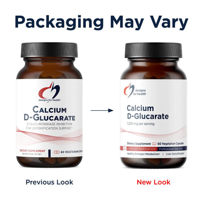 Designs for Health Calcium D-Glucarate - 1200mg CDG for Liver Support - Detoxification + Healthy Hormone Metabolism Support Supplement for Men + Women - Non-GMO, Soy-Free (60 Capsules) Designs for HealthBuy Supplements Australia