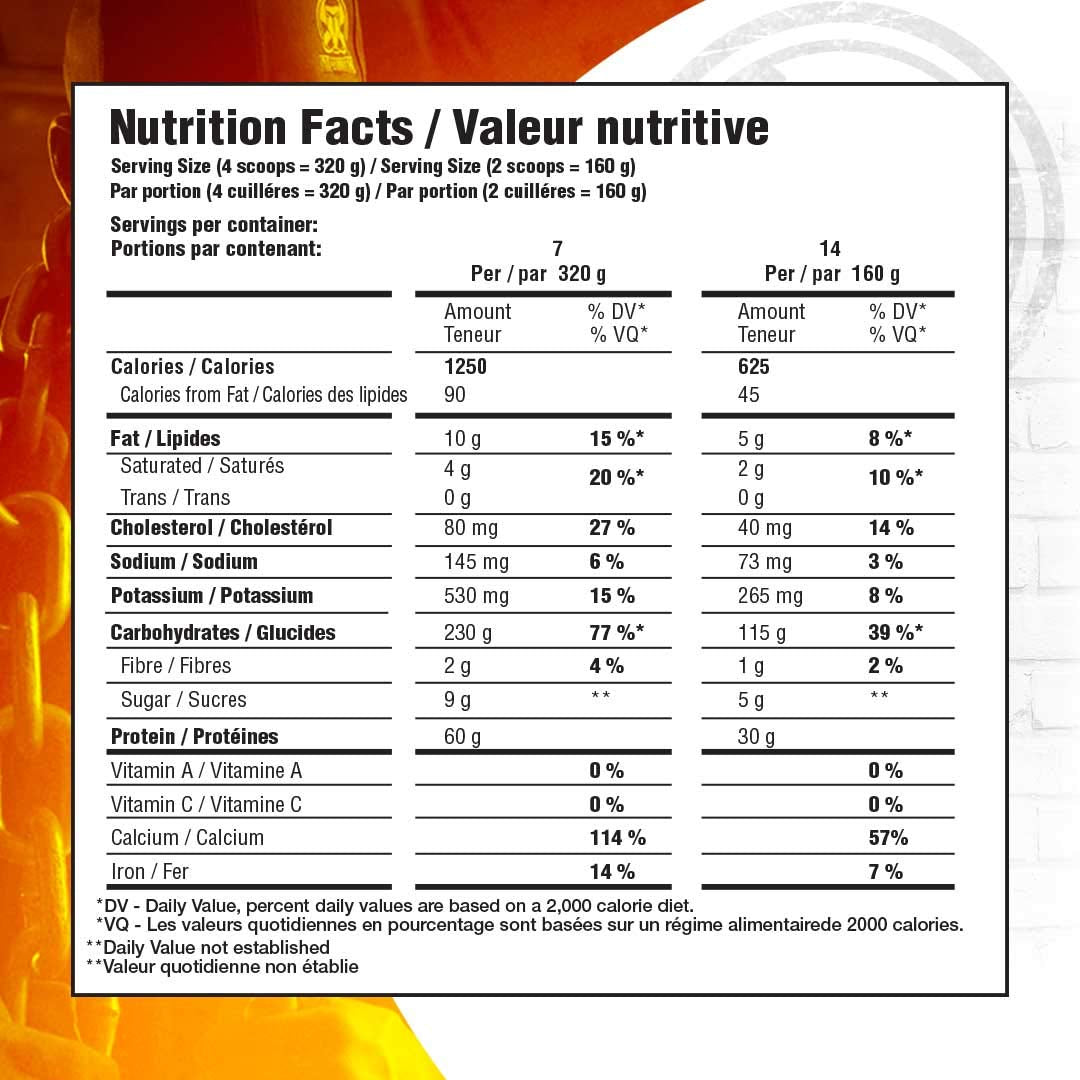 Inter-Active Nutrition Mammoth Mass Supplement, 2.27kg Strawberry MammothBuy Supplements Australia
