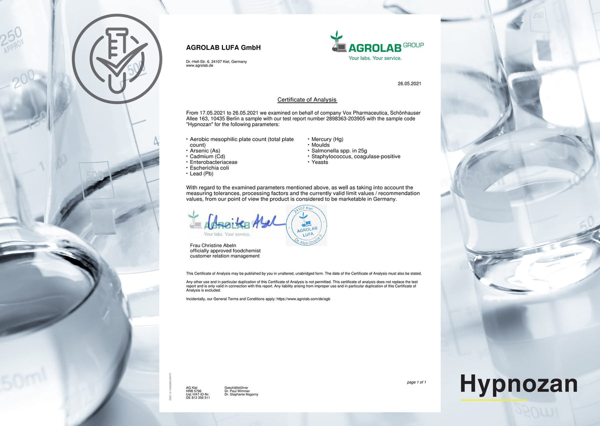 Hypnozan. 60 Easy Nights in Every Pack - 60 Capsules, Just One Before Bed. Natural Vox pharmaceuticaBuy Supplements Australia