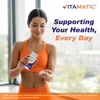 Vitamatic Boric Acid Vaginal Capsule Shell Suppositories 600 mg USP Grade Boric Acid in Vegetarian Capsule Shell - 60 Count VitamaticBuy Supplements Australia