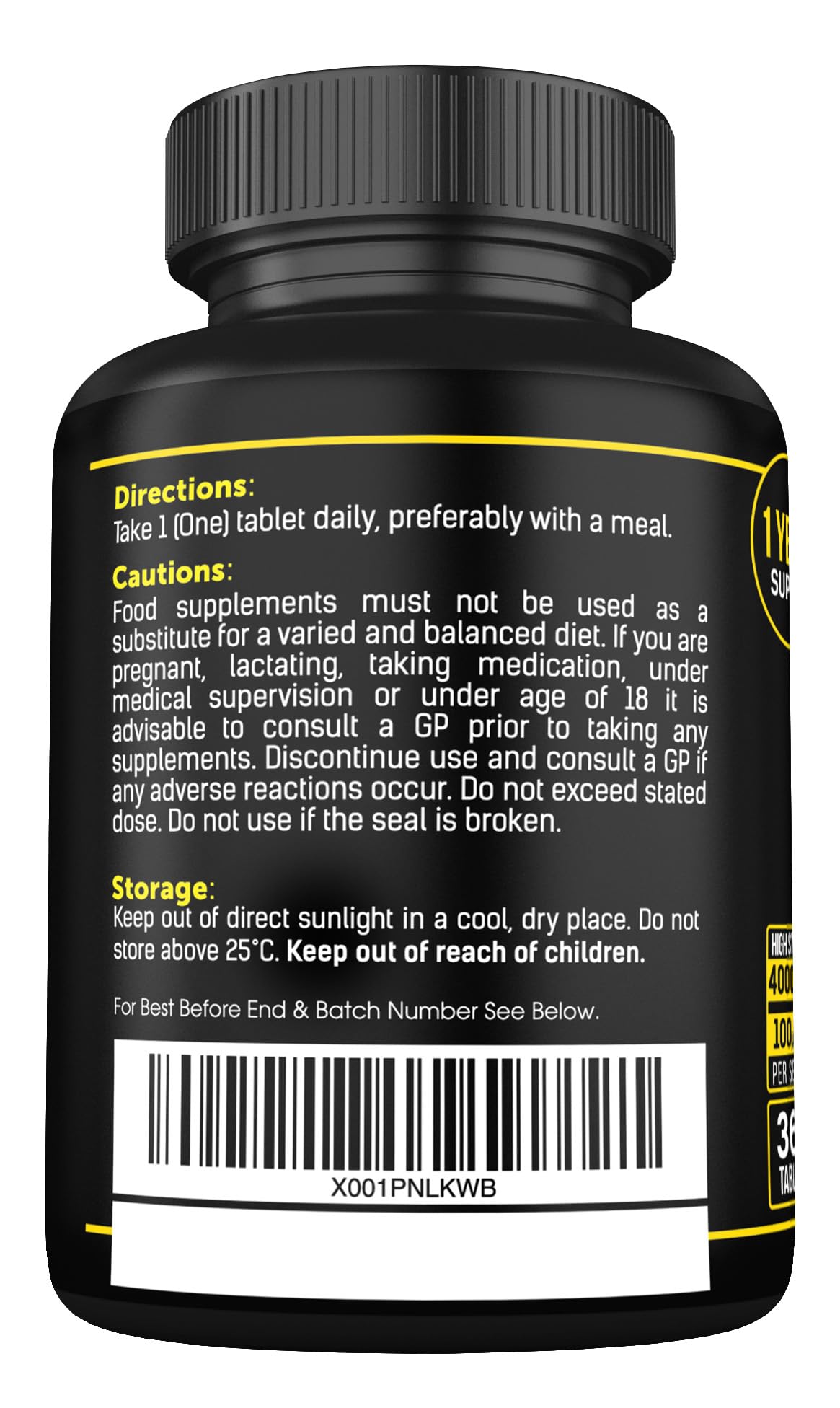 Vitamin D3 K2 High Strength Tablets - 365 Micro Tablets - Vitamin d3 4000 iu and k2 SS Sport SuppliesBuy Supplements Australia