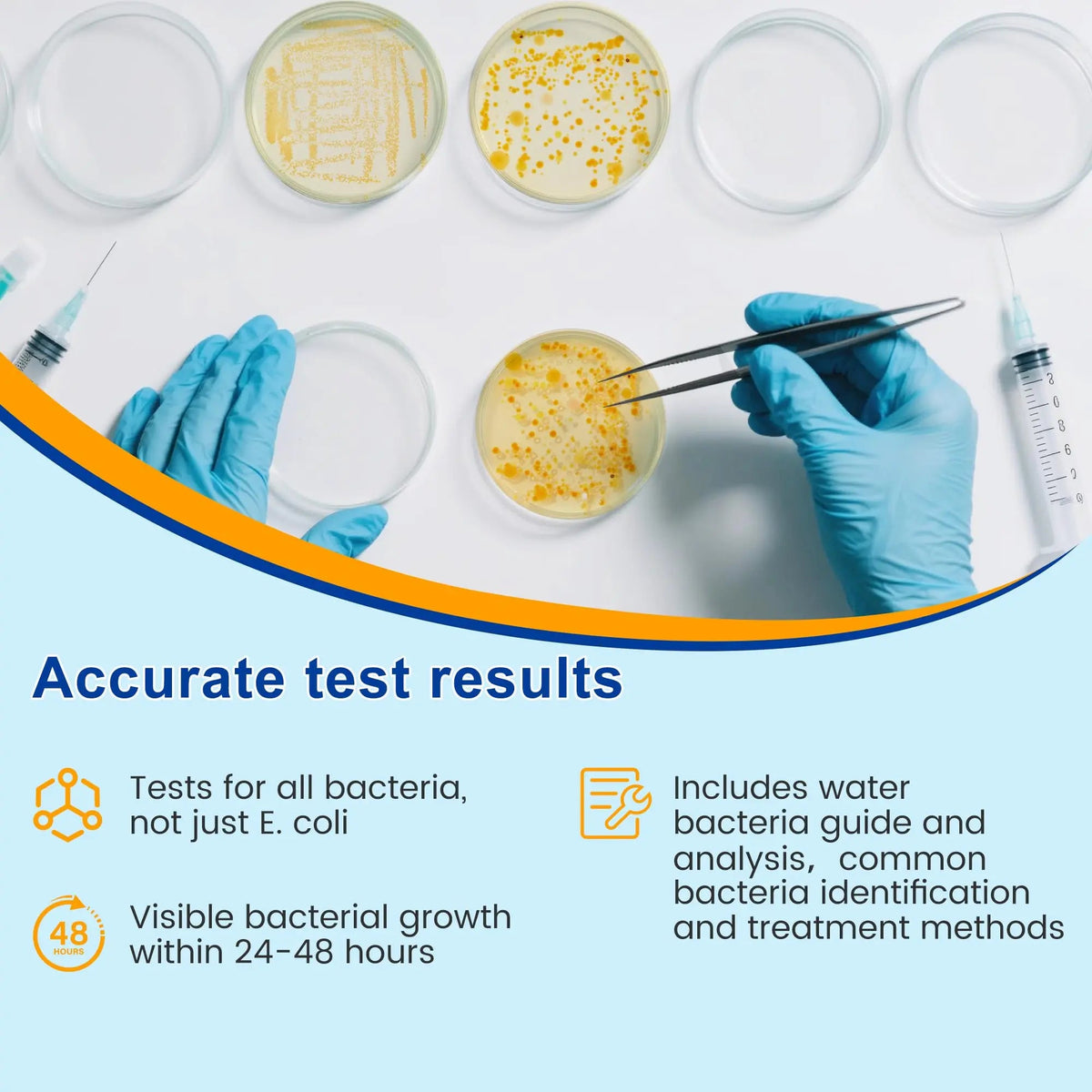 Bacteria Test Kits for Drinking Water - 12 Tests Detect Coliform, E.coli & All Bacteria | Home Quality Testing Kit for Well, Tap, Pool, Hot Tub & City Water | Easy DIY Tester with Free Lab Analysis FunhaostarBuy Supplements Australia