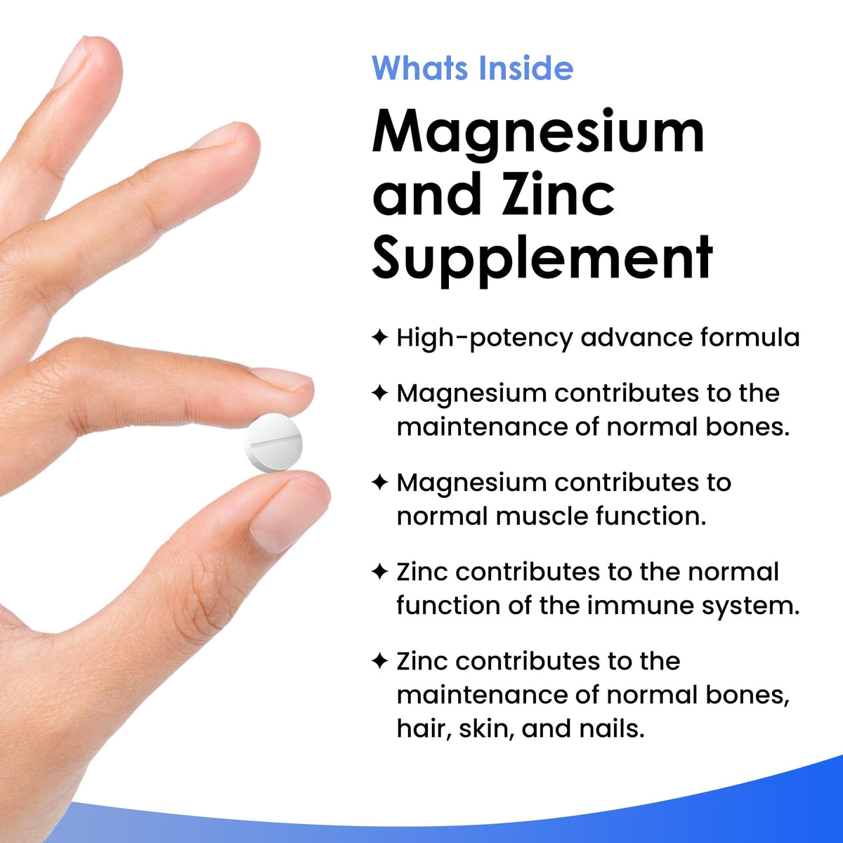 Magnesium Supplements 516mg With Zinc - 120 Magnesium Tablets Supports Muscle NEW LEAF PRODUCTSBuy Supplements Australia