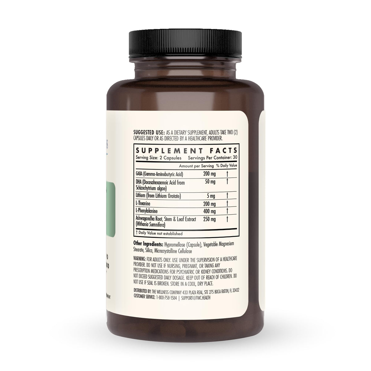 Mind Lift - Mood Boost, Mental Focus, Cognitive Defense - Lithium, GABA, DHA L-Phenylalanine | 60ct (1 Month Supply) The Wellness CompanyBuy Supplements Australia