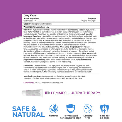 Femmesil Yeast Infection Ointment MAX Strength, Vaginal Yeast Infection Treatment for Women Feminine Care terrasilBuy Supplements Australia